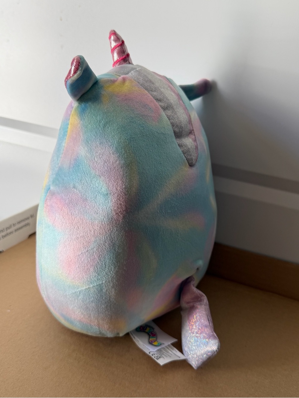 8” Squishmallows Pastel Tie Dye Unicorn Plush NWT - Picture 6 of 8